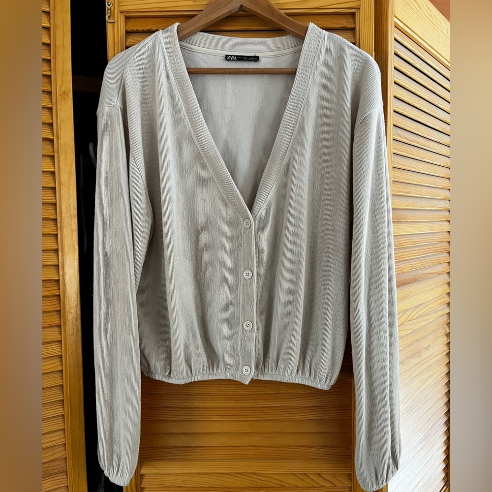Ribbed Zara cardigan